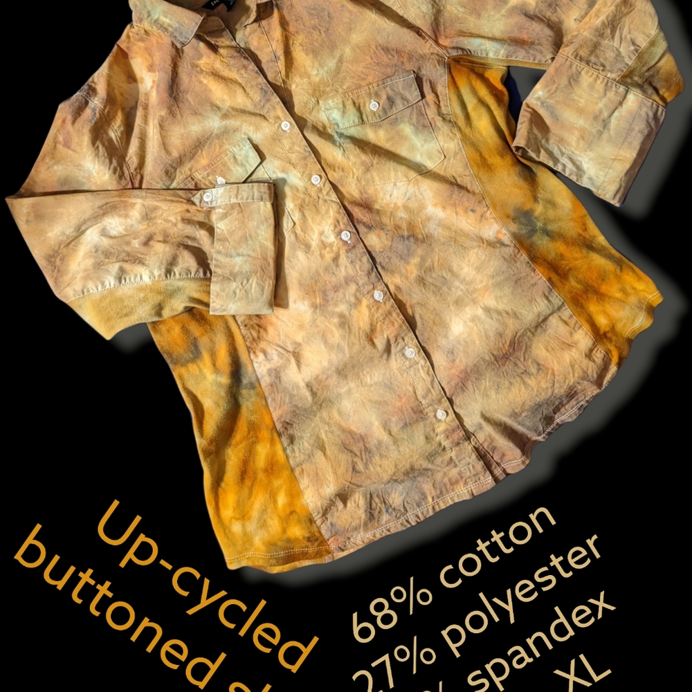 Up-cycled Button-up Top